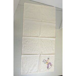 Vintage Flour Sack Embroidered Towels Lot Russel Miller Occident Milling Company